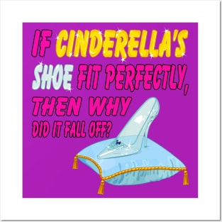 Funny Question - Cinderella's Glass Shoe Model 2 Posters and Art